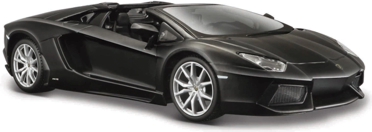 Maisto Lamborghini Aventador LP 700-4 Roadster edición especial modelo de coche 1:24 negro mate