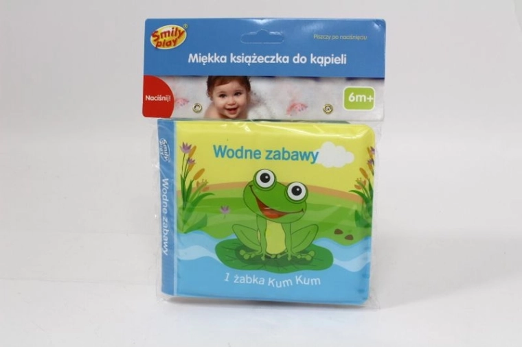 SmilyPlay libro de baño blando con sonido de silbato y animalitos