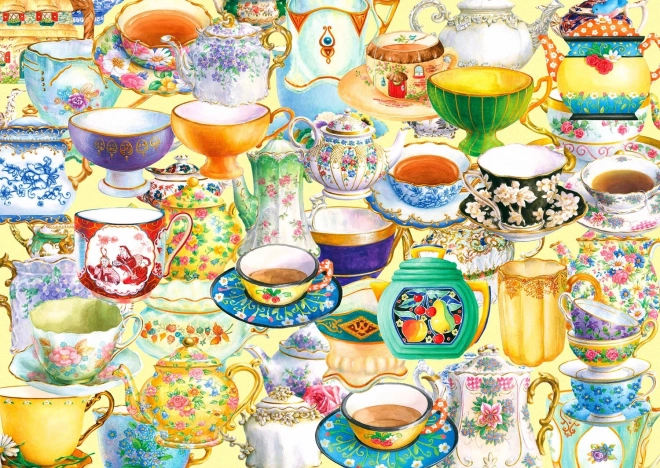 Puzzle Enjoy «Čas na čaj» de 1000 piezas
