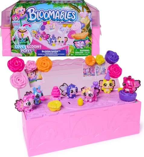 Hatchimals Bloomables Bloom Bash set de 6 figuritas con accesorios