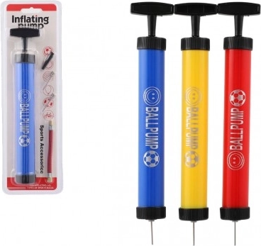Bomba manual de plástico para pelotas 28 cm