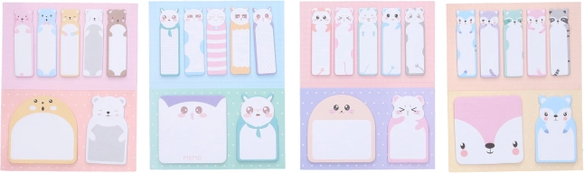 Bloc autoadhesivo con animalitos