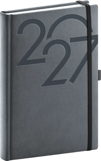 Agenda diaria Notique Ajax 2027 dorada 15 × 21 cm