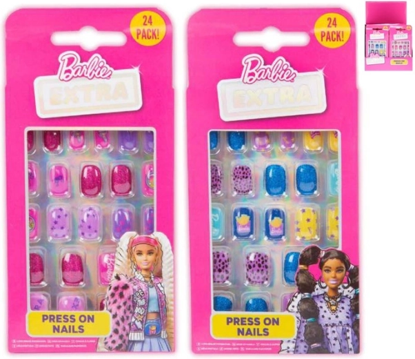 Set de uñas adhesivas BARBIE para niños