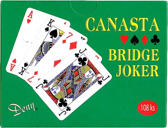 Caja de cartas Canasta 108 uds.