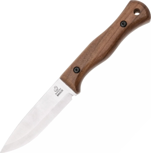 Cuchillo bushcraft BeaverCraft Breeze con funda de cuero