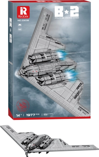 Set de construcción del bombardero B-2 Spirit (1977 piezas)