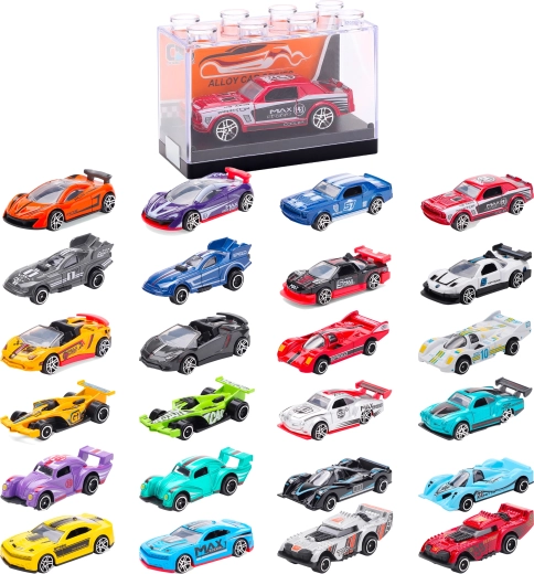 Modelo metálico de coche de carreras 1:64 – varios tipos