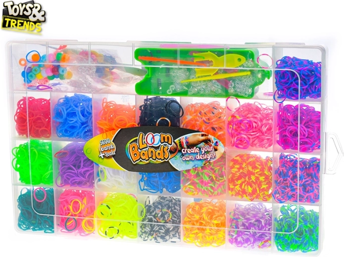 Toys&Trends gran set para tejer pulseras con gomitas 5600 uds
