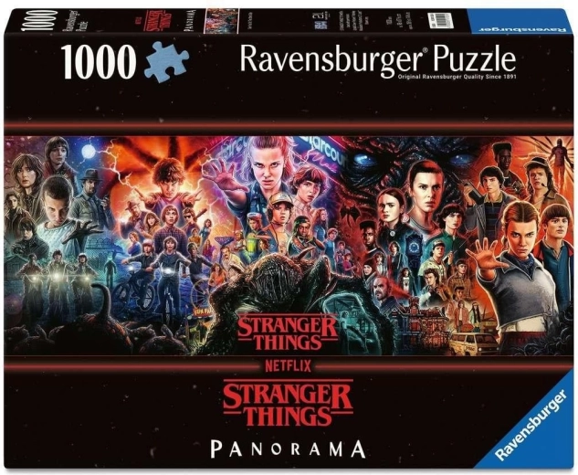 Rompecabezas panorámico Stranger Things 1000 piezas RAVENSBURGER