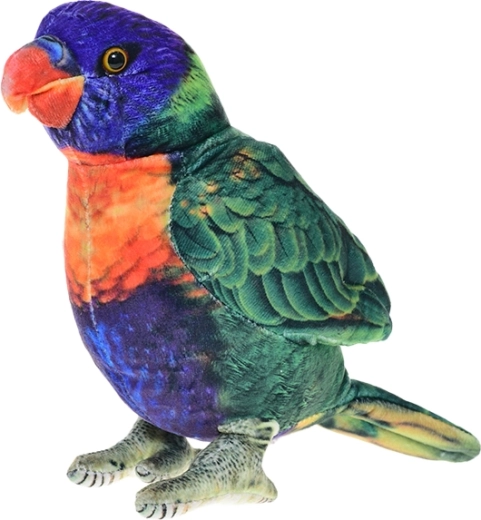 Loro lori de peluche 23 cm – decoración de pie y juguete para niños