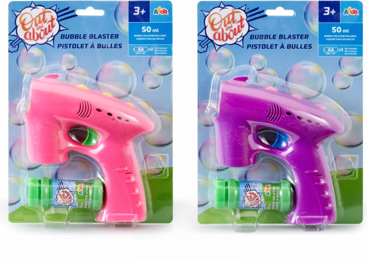Pistola de burbujas para niños