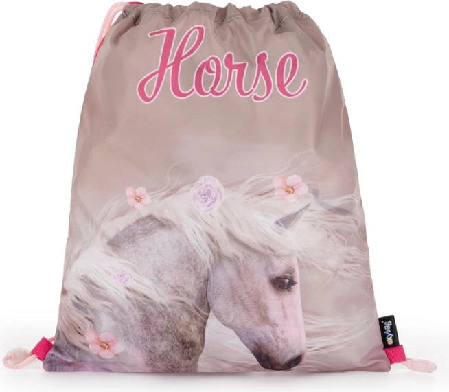 Bolsa para gimnasio OXYBAG caballo Romantic 30 × 37 cm