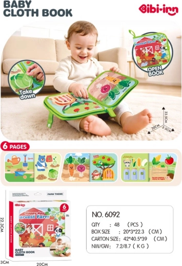 Libro sensorial para los más pequeños Granja