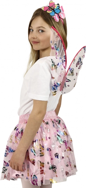 Disfraz infantil de mariposa con falda TUTU