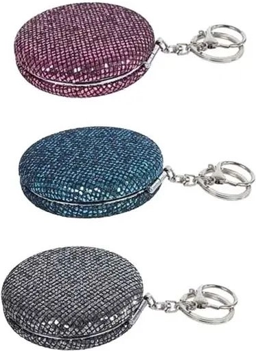 Espejo de bolsillo Glamour para llaves - 1 unidad