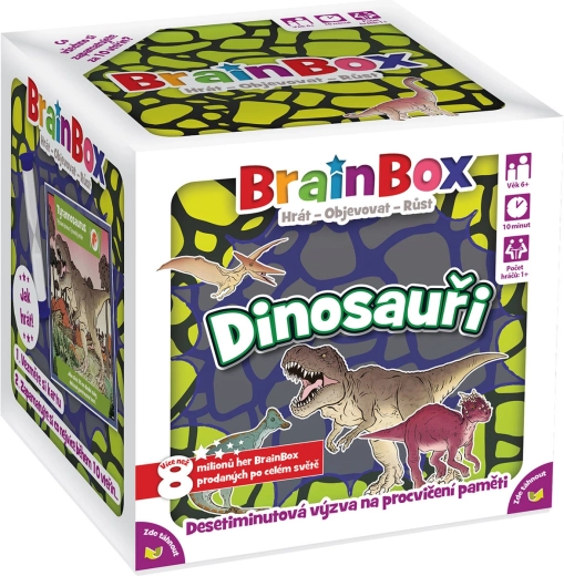 BrainBox Dinosaurios – juego de cartas de memoria