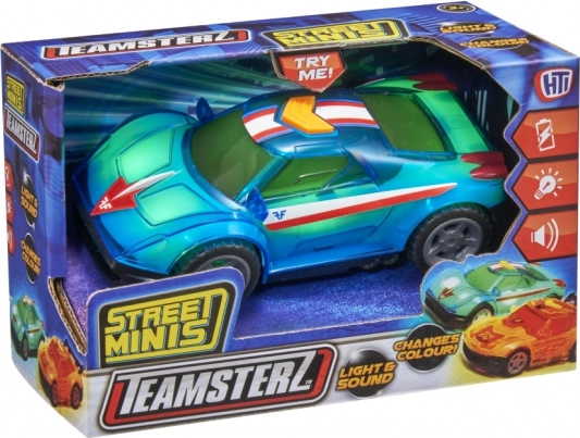 Coche Teamsterz con sonidos realistas y efectos de luz