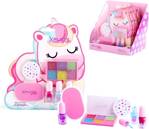 Set de maquillaje unicornio - 1 pieza