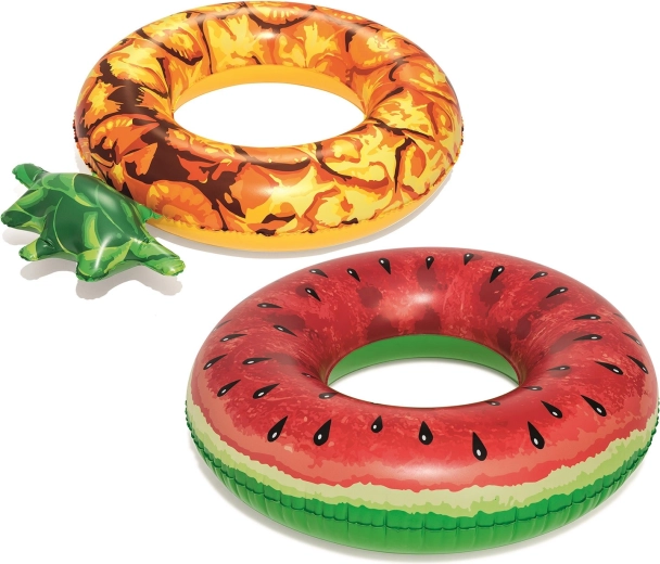 Aro flotador hinchable piña 116 × 88 cm BESTWAY
