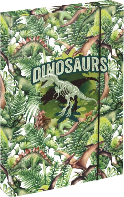 Baagl carpetas protectoras para cuadernos escolares A4 Jumbo dinosaurio