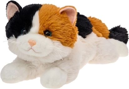 Decoración de gato en acabado marrón y negro