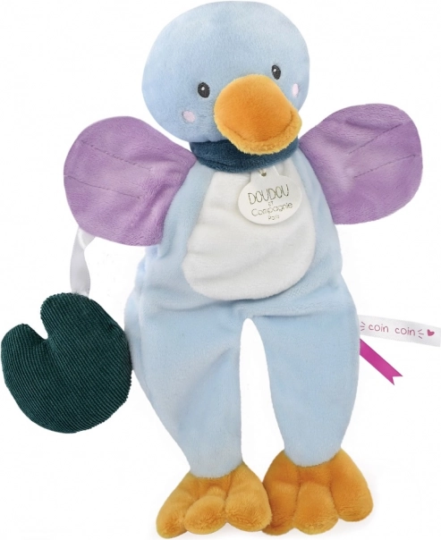 Set de regalo Doudou - patito de peluche con hoja de nenúfar