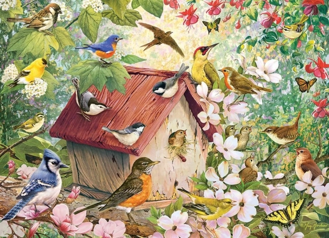 Puzzle COBBLE HILL Primavera en flor 1000 piezas