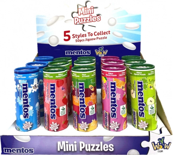 Mini puzle MENTOS de 50 piezas