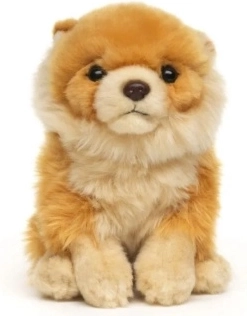 Perrito de peluche pomerania eco-friendly 13 cm