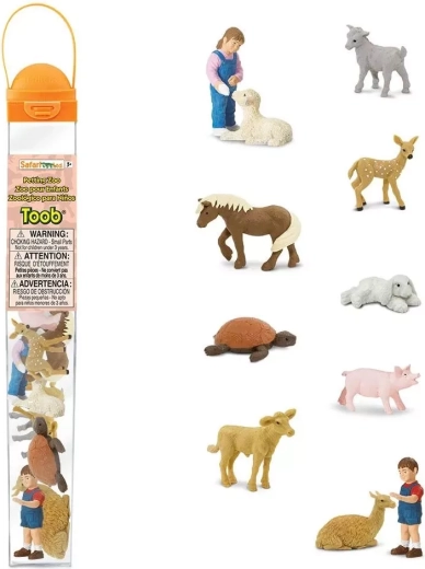 Safari Ltd. Toobs tubo – rincón infantil en el Zoo