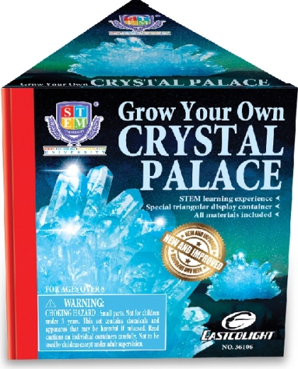 Kit para cultivar un cristal azul