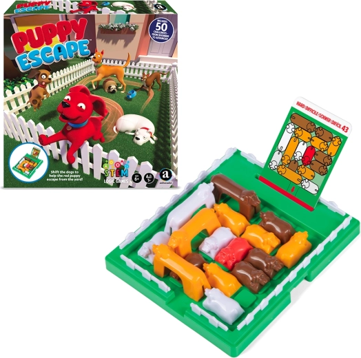 Juego lógico STEM Escape del cachorrito