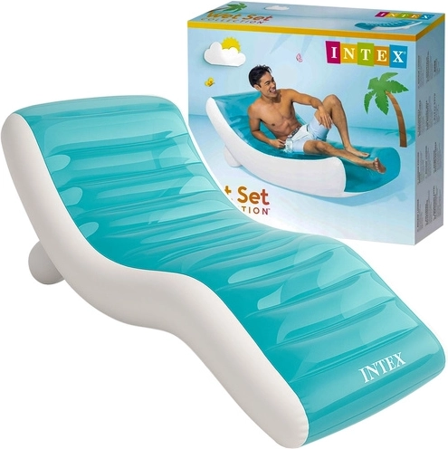Tumbona inflable Intex para el agua 191 × 99 cm