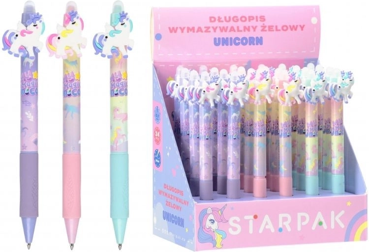 Bolígrafo de gel borrable Unicornio - 1 unidad
