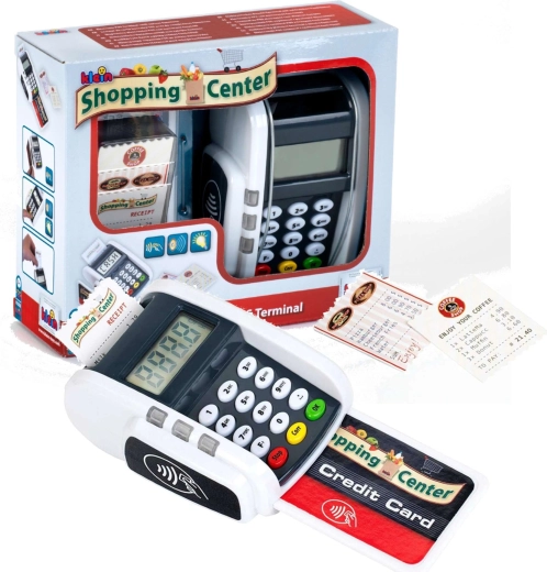 Terminal de pago infantil con tarjeta y recibos KLEIN con sonido