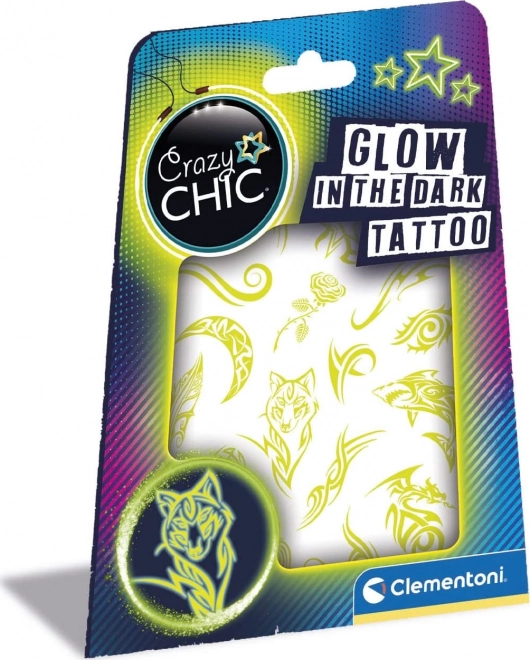 Tatuajes que brillan en la oscuridad Crazy Chic