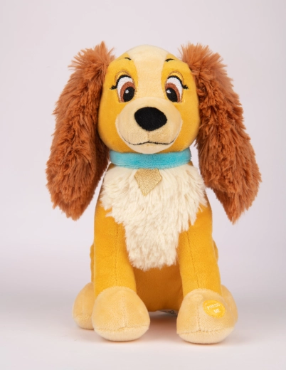 Peluche de Lady con sonido 20 cm (La Dama y el Vagabundo)
