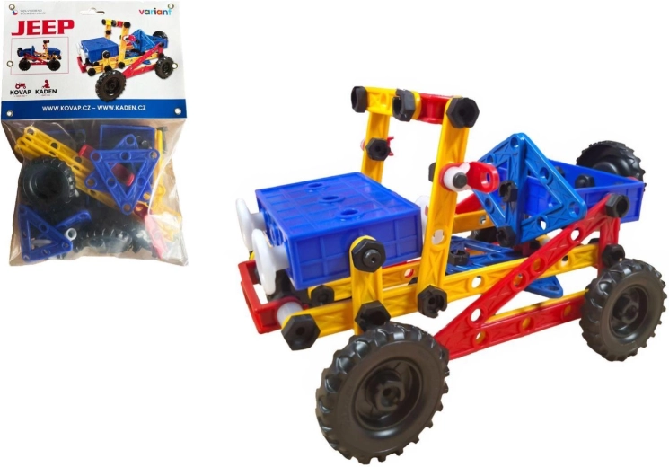 Variant mini Jeep – kit de construcción politécnico (209 piezas)