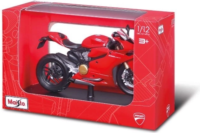 Motocicleta Maisto Ducati 1199 Panigale con soporte 1:12