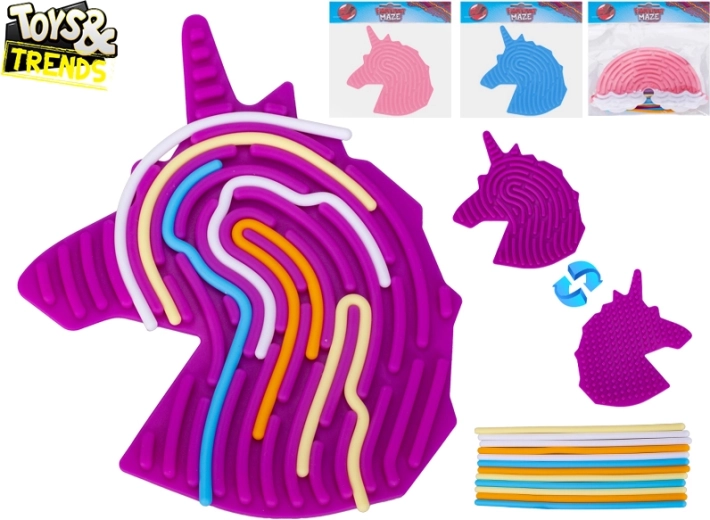 Laberinto de Huellas Fingerprint Maze para niños 18,5 cm – juguete de plástico de mano