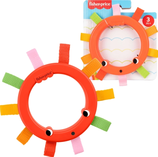 Anillo sensorial – sonajero para bebés Rojo oscuro FISHER-PRICE