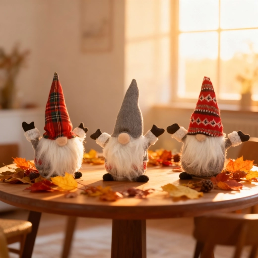 Gnomo navideño escandinavo, 25 cm - 1 unidad