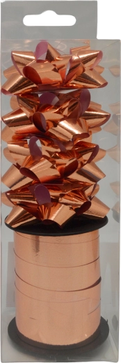 Set de lazos de regalo rosa con cinta de 10 m (4 uds) SPARKYS