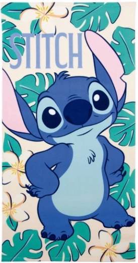 Toalla Stitch de microfibra 70 × 140 cm