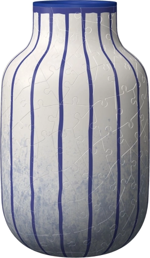 Jarrón moderno Blue line – puzzle 3D