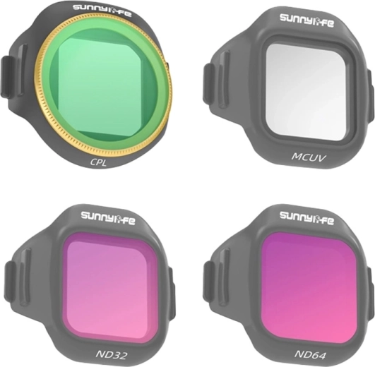 Juego de filtros SUNNYLIFE MCUV, CPL, ND32 y ND64 para DJI MINI 5 Pro
