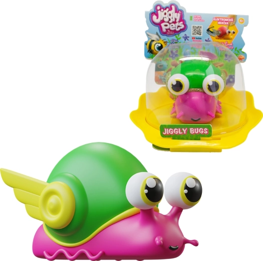 Caracol interactivo rosa Jiggly Bugs