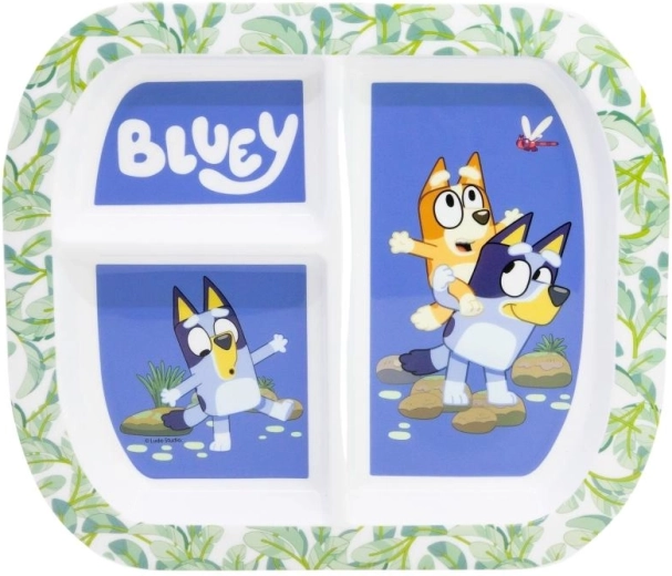 Plato de plástico dividido Bluey - 1 pieza