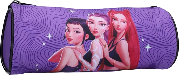 Estuche escolar K-Pop Demon Hunters Shadow Beats morado - 1 pieza